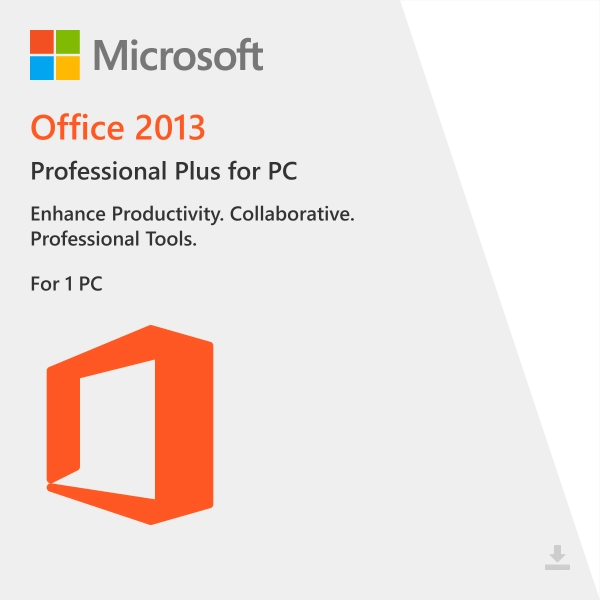 Office 2013 Professional Plus para PC - Re-Instalable